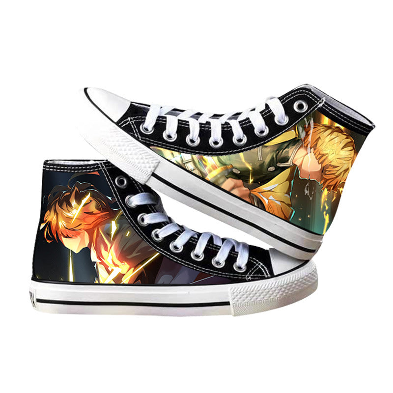 Casual Anime High-top Canvas Shoes