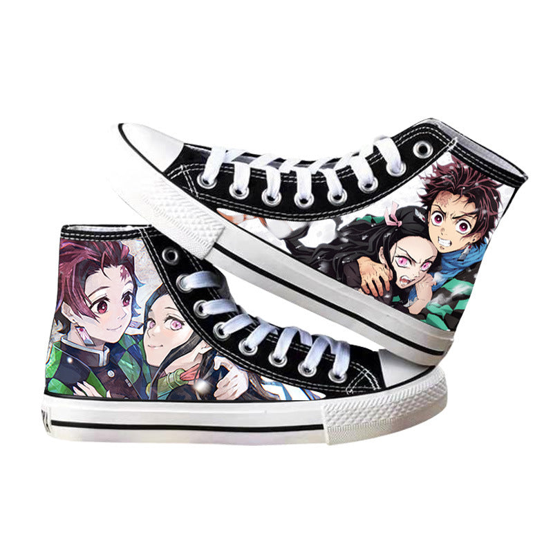 Casual Anime High-top Canvas Shoes