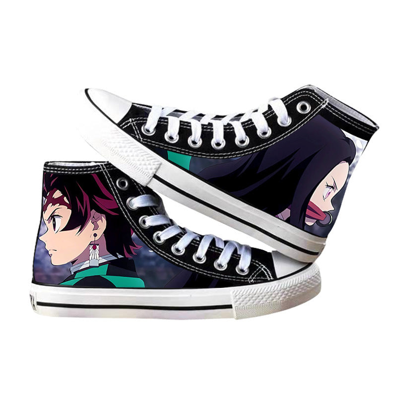 Casual Anime High-top Canvas Shoes