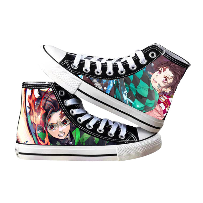 Casual Anime High-top Canvas Shoes