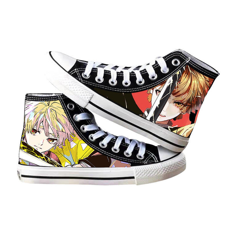 Casual Anime High-top Canvas Shoes