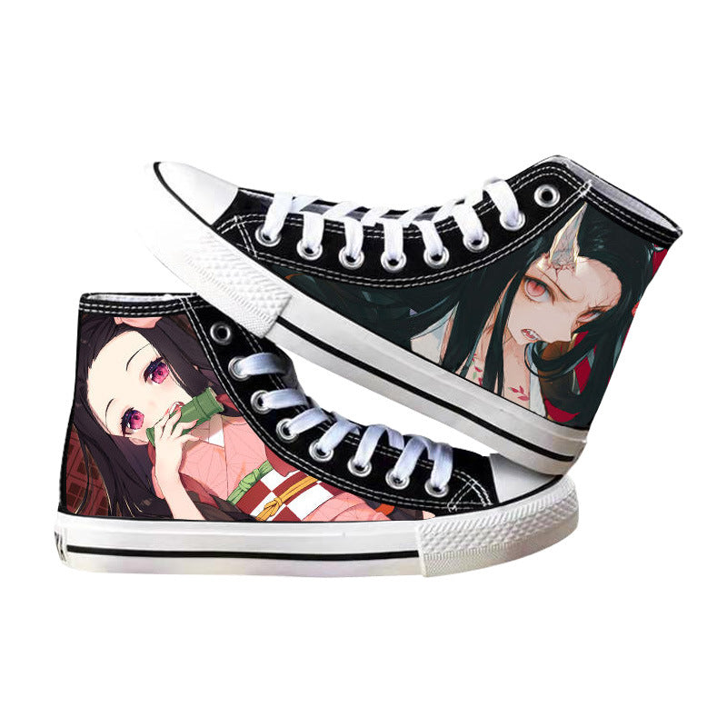 Casual Anime High-top Canvas Shoes