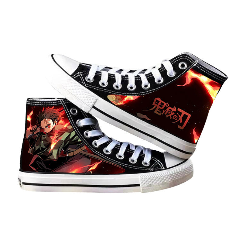 Casual Anime High-top Canvas Shoes