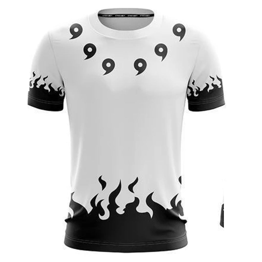 Trendy Anime 3D Printed Men's Sports T-shirt