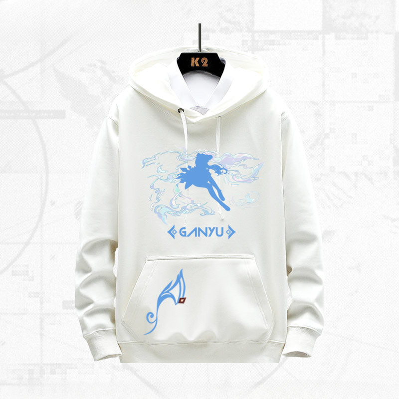 Game GanYu Printed Pullover Hoodie