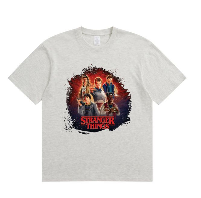 Unisex ST Characters Print Shirt