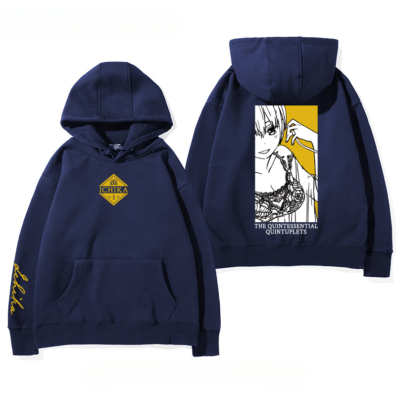 Unisex Nakano Anime Long-sleeved Hoodie