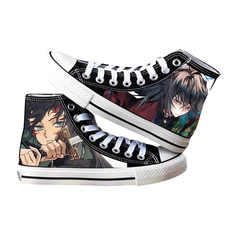 Casual Anime High-top Canvas Shoes