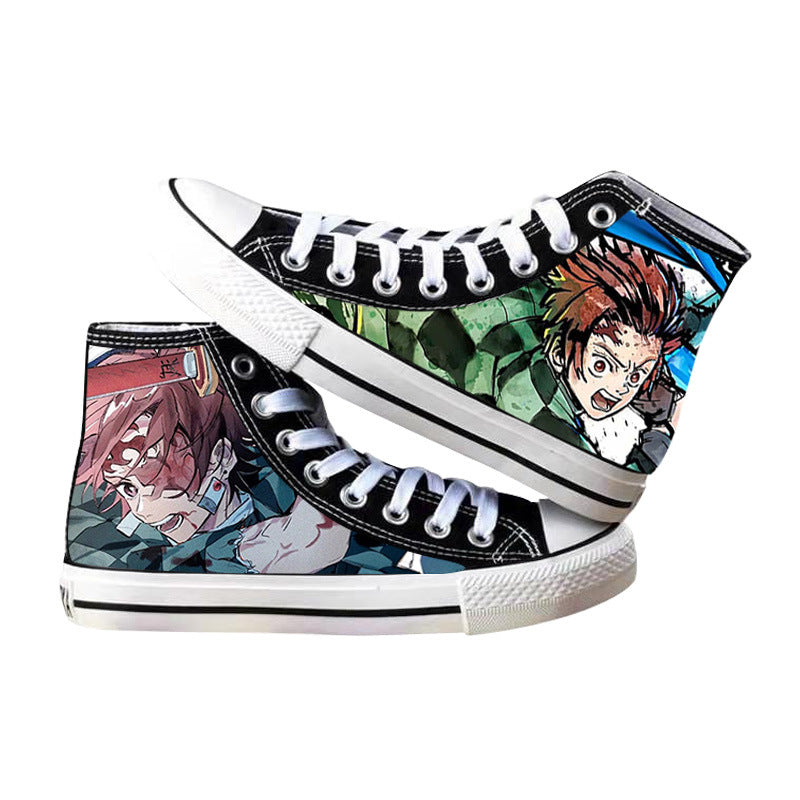 Casual Anime High-top Canvas Shoes