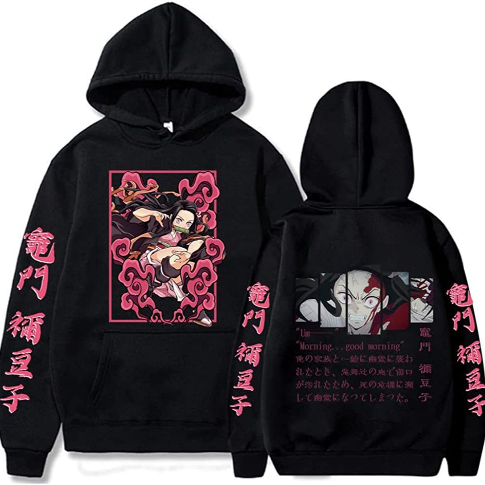 Unisex Trendy Anime Graphic Casual Hoodie