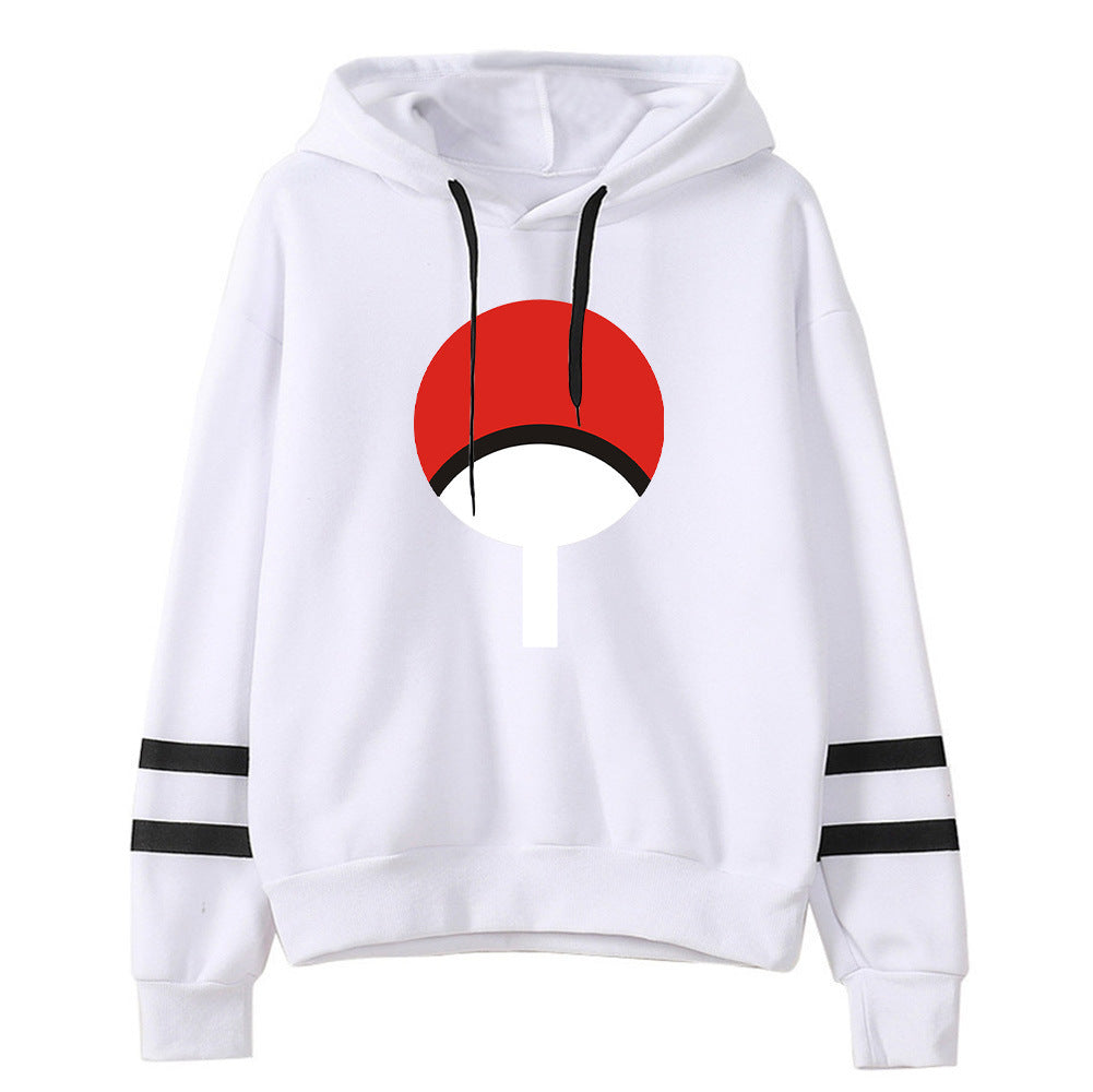 Casual Anime Logo Pullover Long-sleeved Hoodie