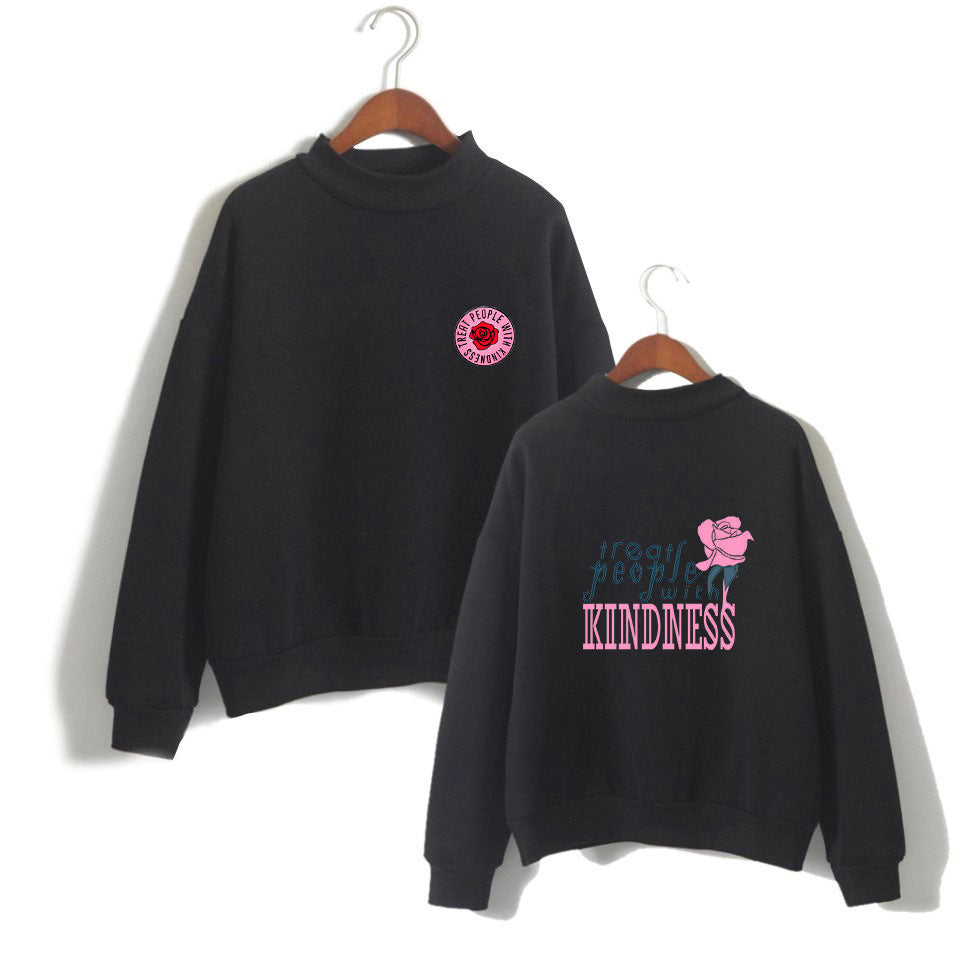 Cute Harry Letter Crew Neck Sweatshirt