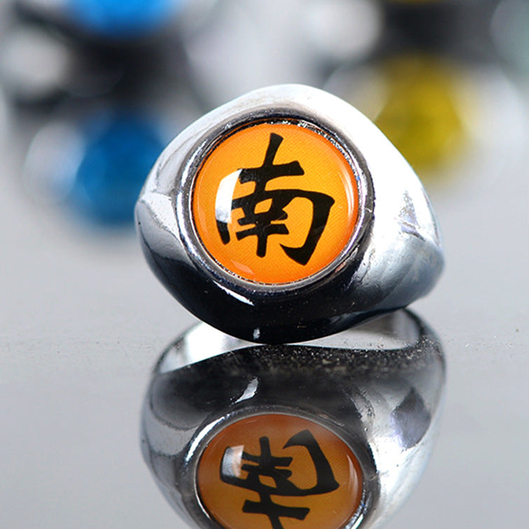 Trendy Anime Logo Ring