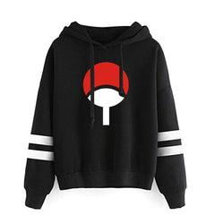 Casual Anime Logo Pullover Long-sleeved Hoodie