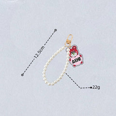 KPOP Imitation Pearl Pendant Phone Chain