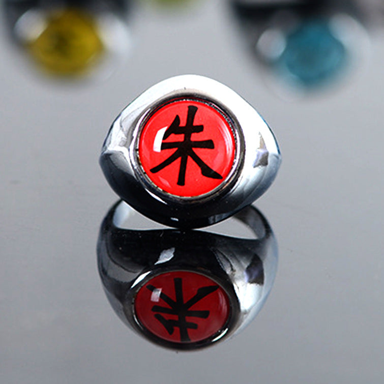 Trendy Anime Logo Ring