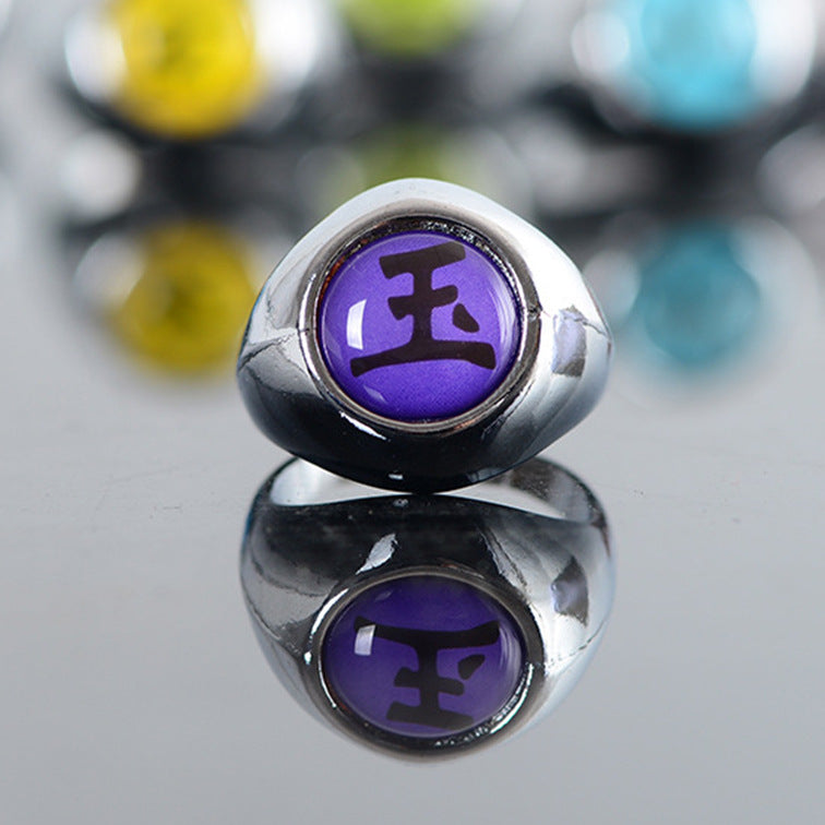 Trendy Anime Logo Ring