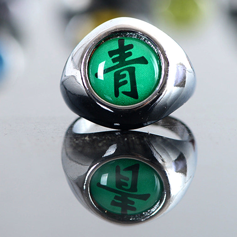 Trendy Anime Logo Ring