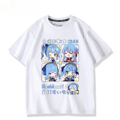Women's Vtuber Graphic Short Sleeve T-Shirt