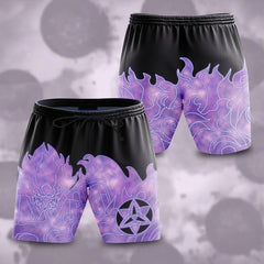 Trendy Men's Anime 3D Printed Cosplay Shorts