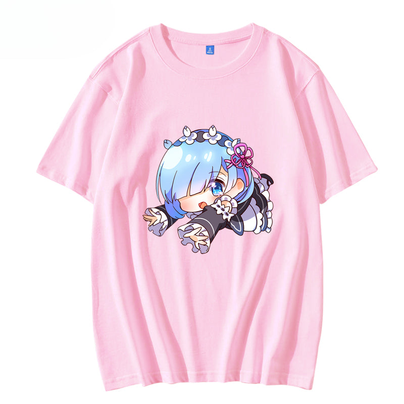 Rem Anime Short-sleeved T-shirt