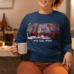 Friends Why God Why Joey Graphic Printed T-Shirt