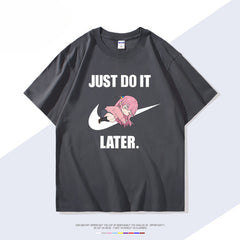 Funny Anime Pattern Short Sleeve T-Shirt