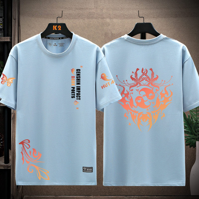 Unisex Game Pattern Cotton T-Shirt