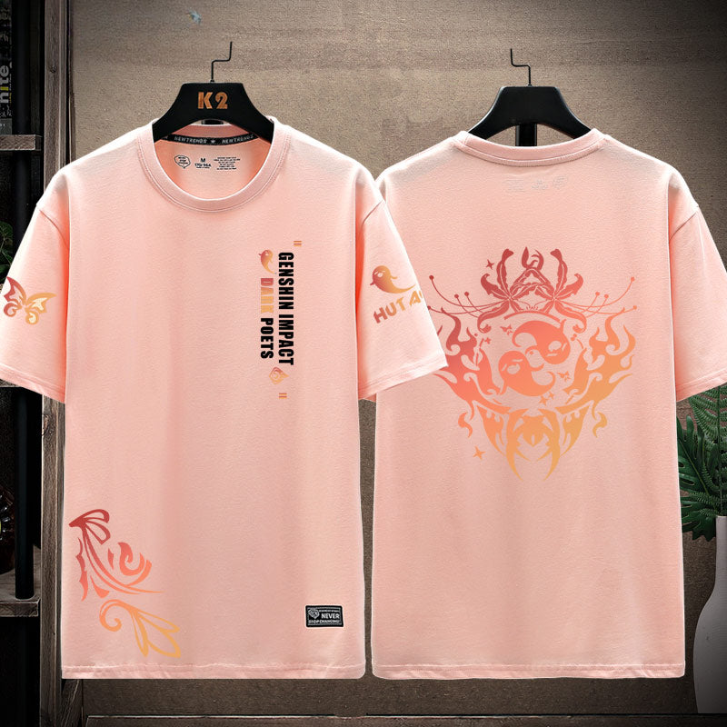 Unisex Game Pattern Cotton T-Shirt