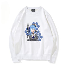 Game Cartoon Printed Crew Neck Sweatshirt