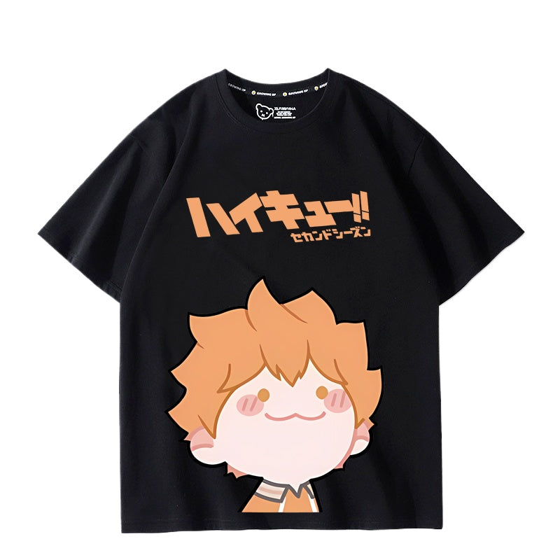 Cute Anime Graphic Short Sleeve T-Shirt