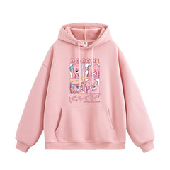 Casual Anime Hitori Printed Hoodie