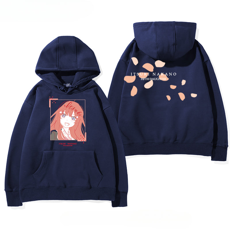 Unisex Nakano Anime Long-sleeved Hoodie