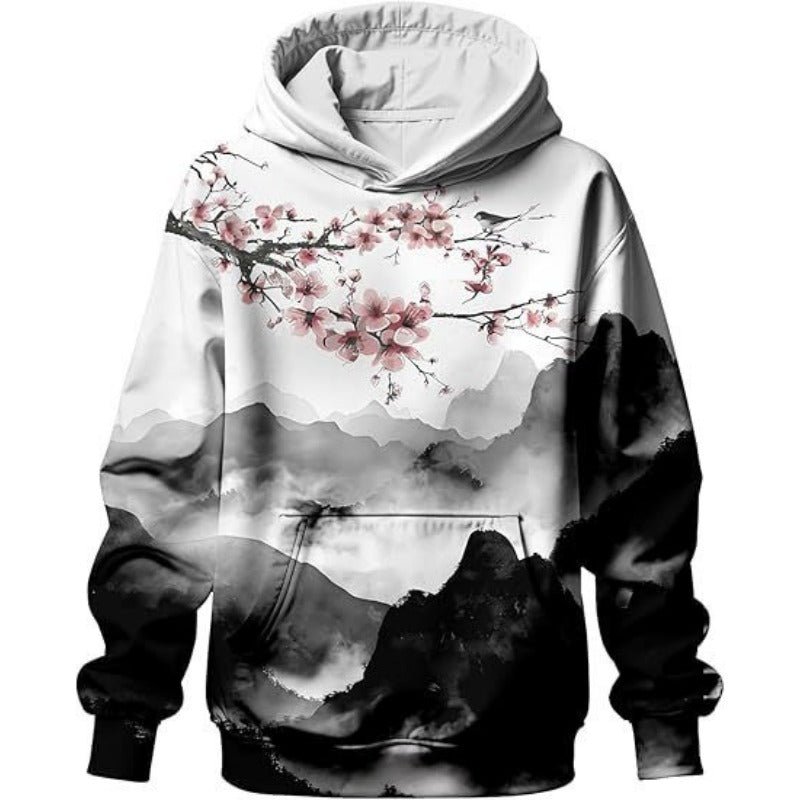 Starry Sky Painted 3D Print Graffiti Hoodie
