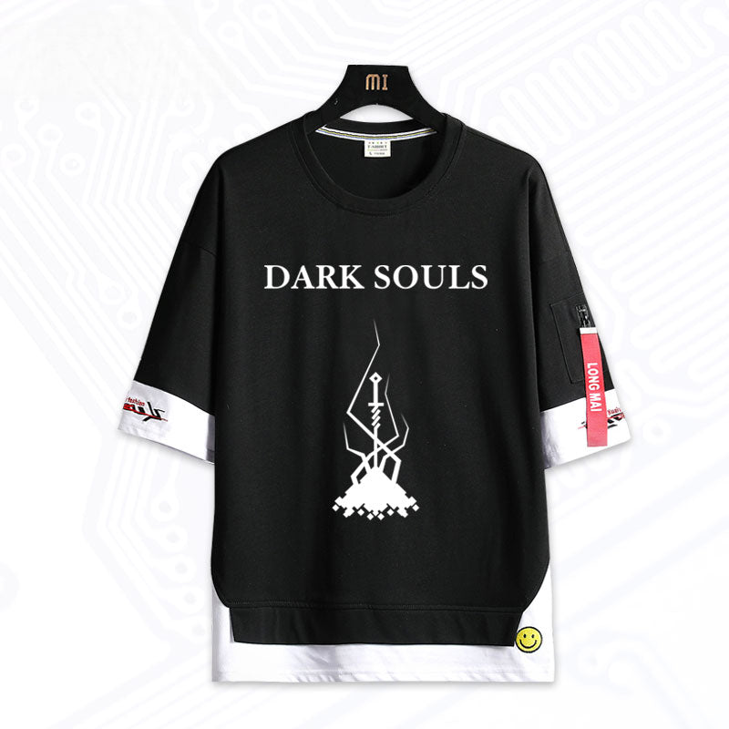 Men's Game Graphic Print Loose T-Shirt