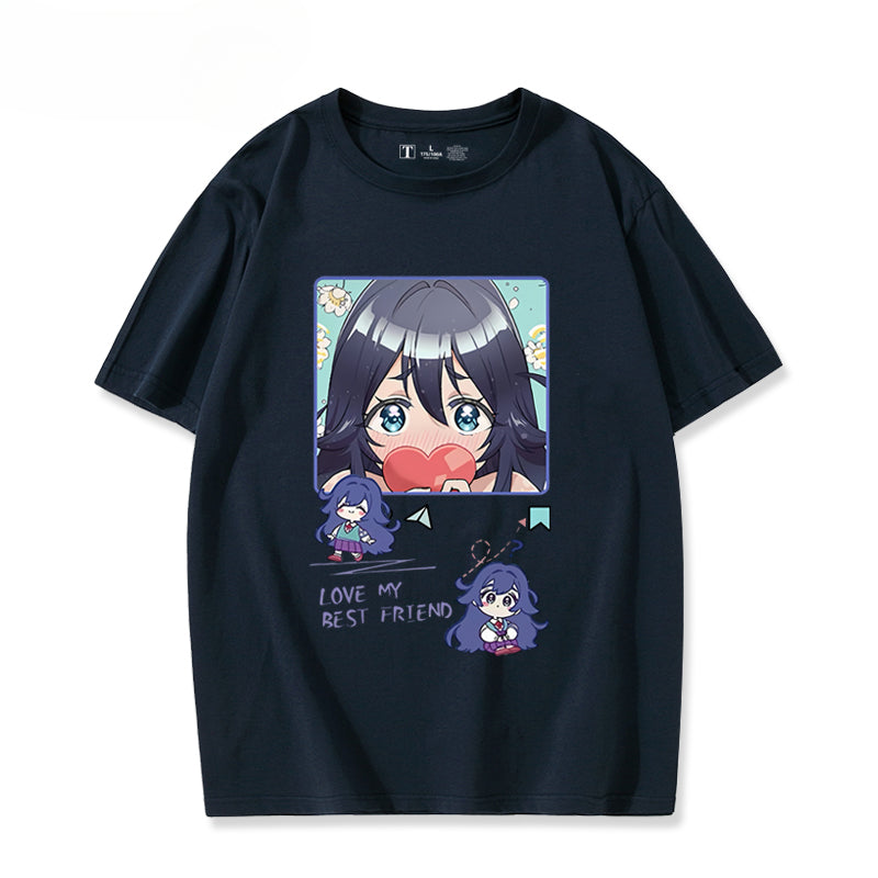 Unisex Anime Pattern Short Sleeve T-Shirt