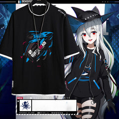 Women's Game Cosplay Zipper Loose Hoodie