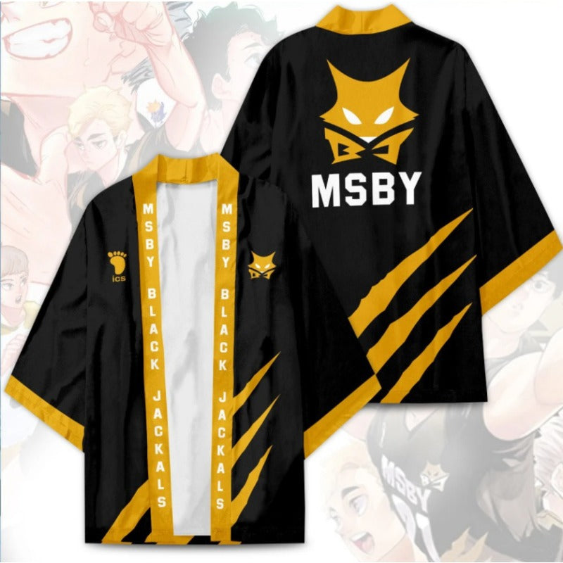 Casual Volleyball Digital Print Cosplay Kimono