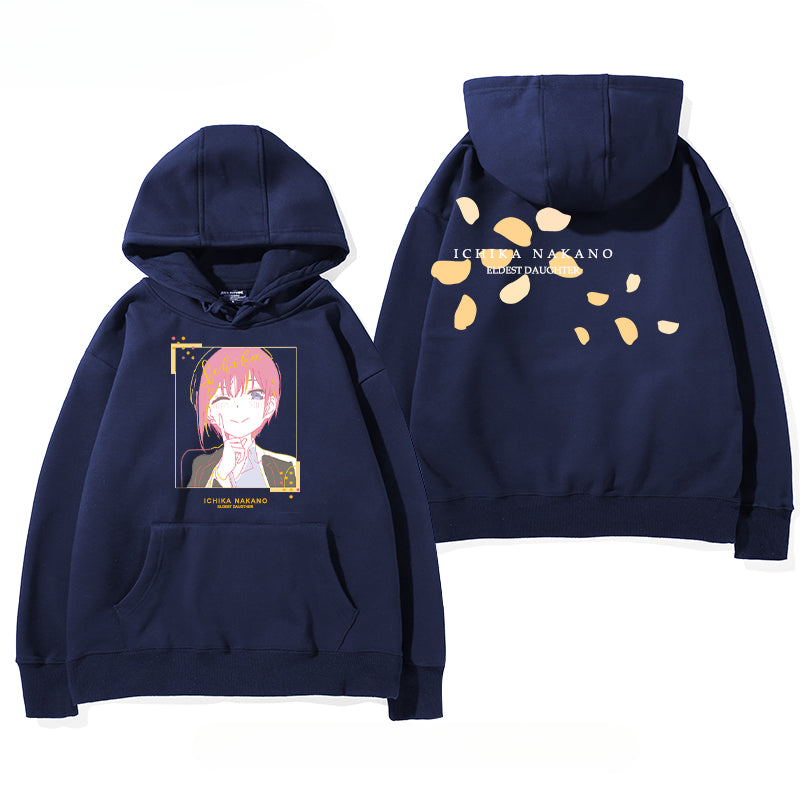 Unisex Nakano Anime Long-sleeved Hoodie
