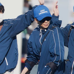 BANGTAN Inspired Keep Swimming Blue Jacket