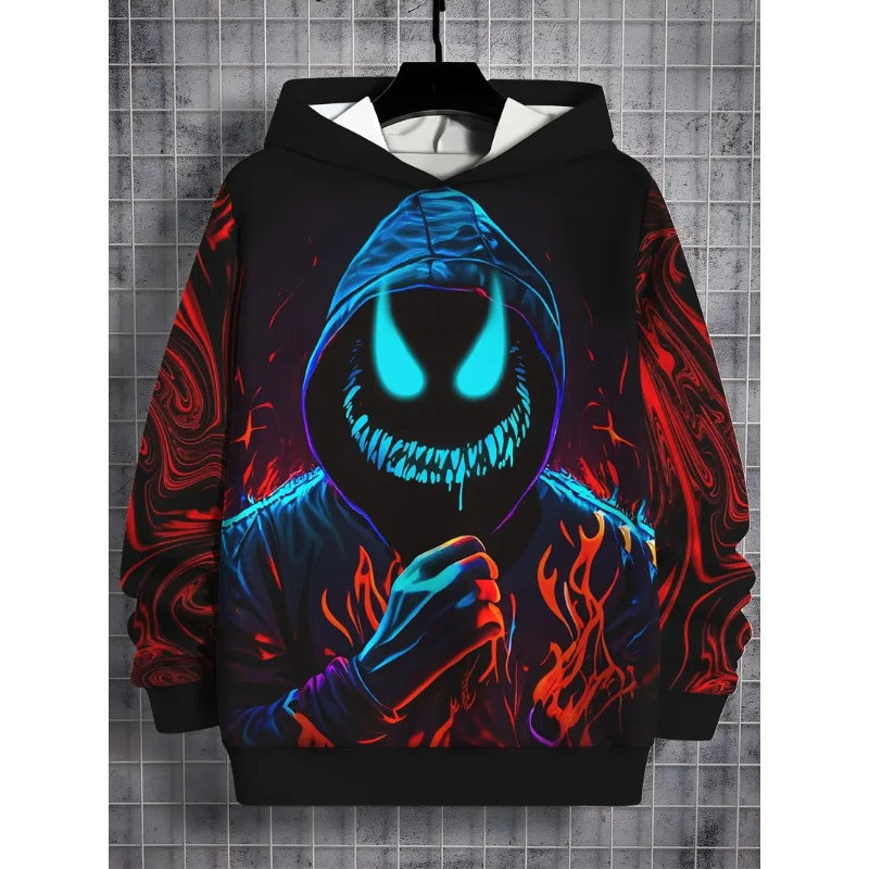 Spider Digital Print Cosplay Hoodie