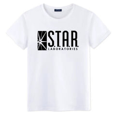 Trendy Unisex Flash Star Lab Cotton T-shirt