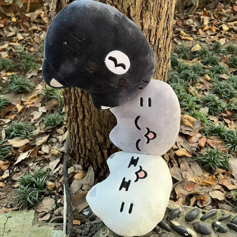 Cartoon Seventeen Face Cushion Plush Pillow