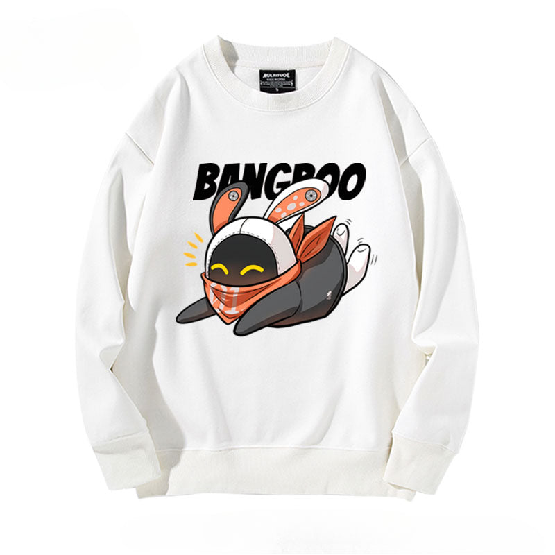Cute Game Graphic Crew Neck Sweatshirt