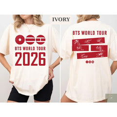 BTS World Tour 2026 T-Shirt Merch