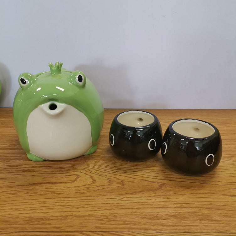 Cute Creative Frog Teapot Tea Set