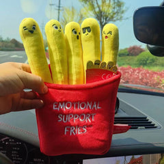 Emotional Support Fries Plush Toy