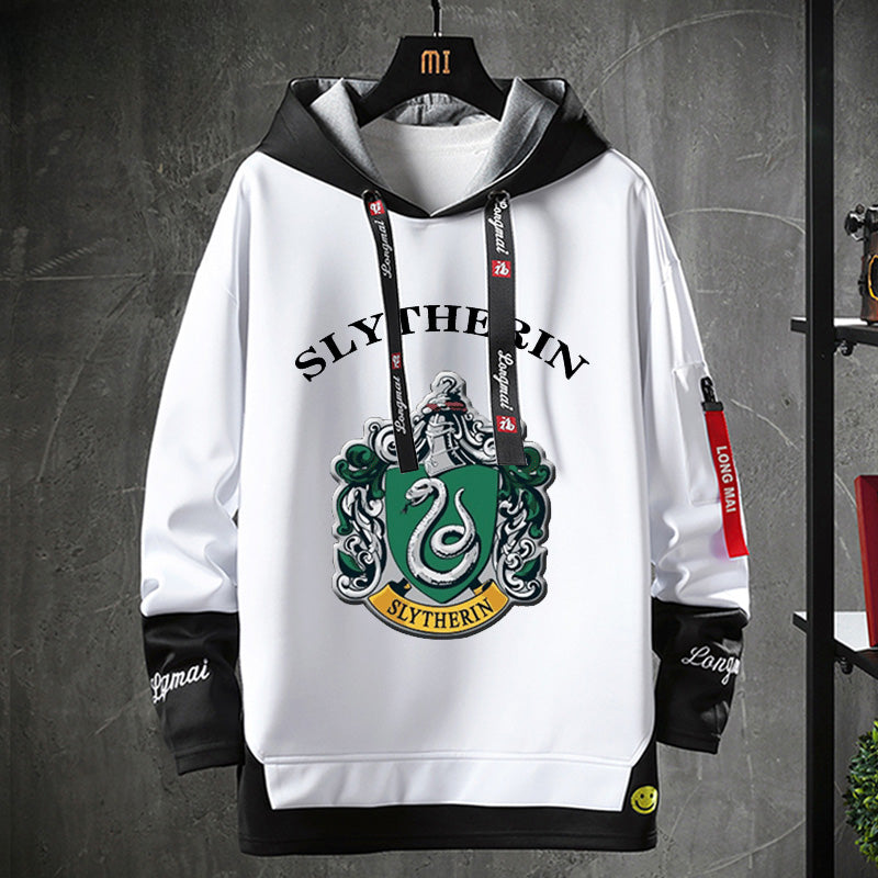 Unisex Slytherin Hogwarts Pullover Hoodie