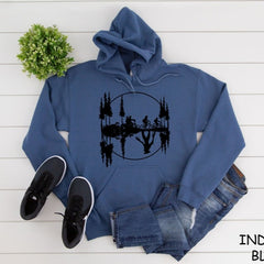 Bicycle Through the Upside Down Unisex Hoodie