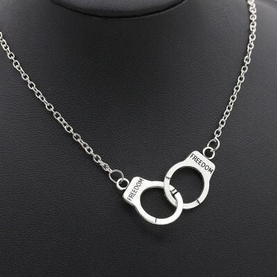 JIMIN Retro Handcuffs FREEDOM Necklace